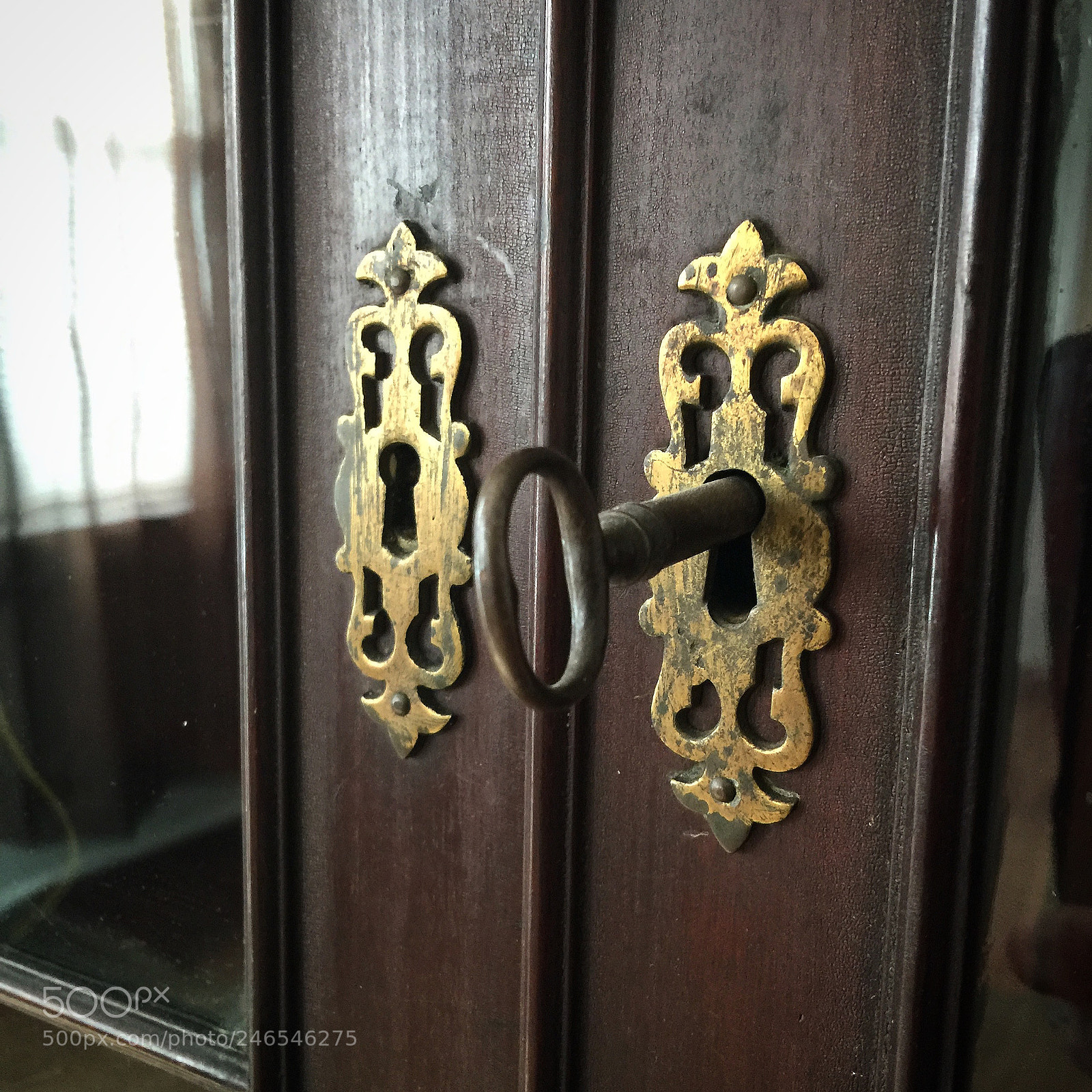 Apple iPhone 6 Plus sample photo. Lock and key photography