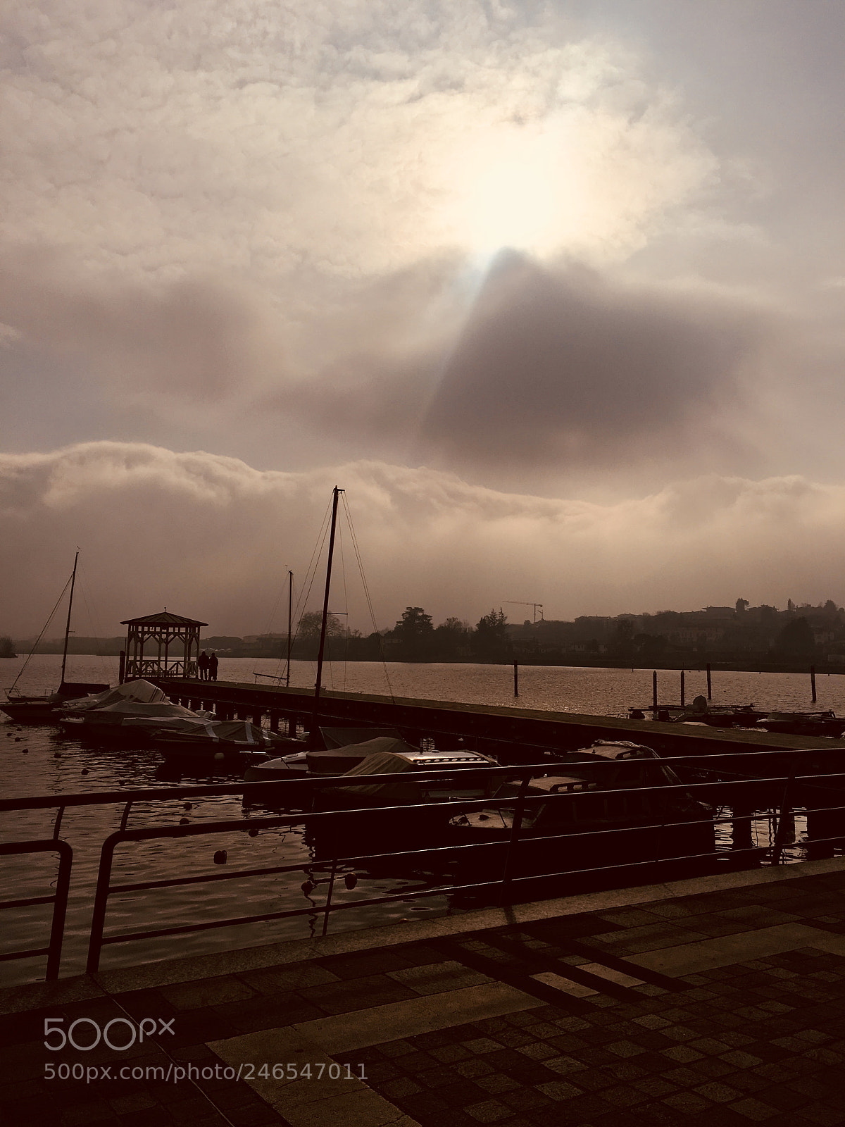 Apple iPhone 6s sample photo. Misty lake photography