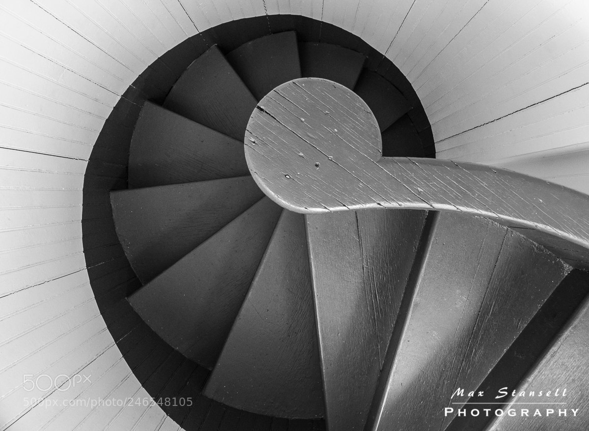 Sony a6300 sample photo. Lighthouse stairs photography