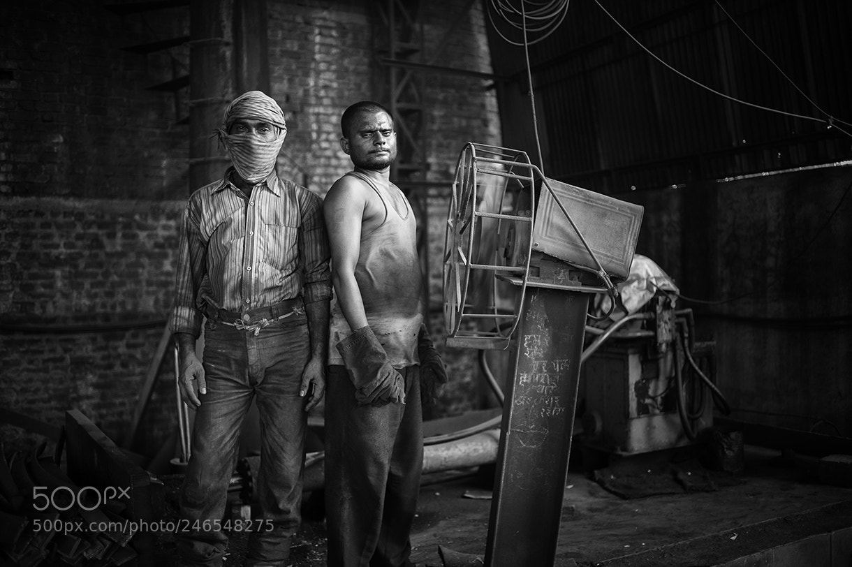 Nikon D700 sample photo. Indian workers photography