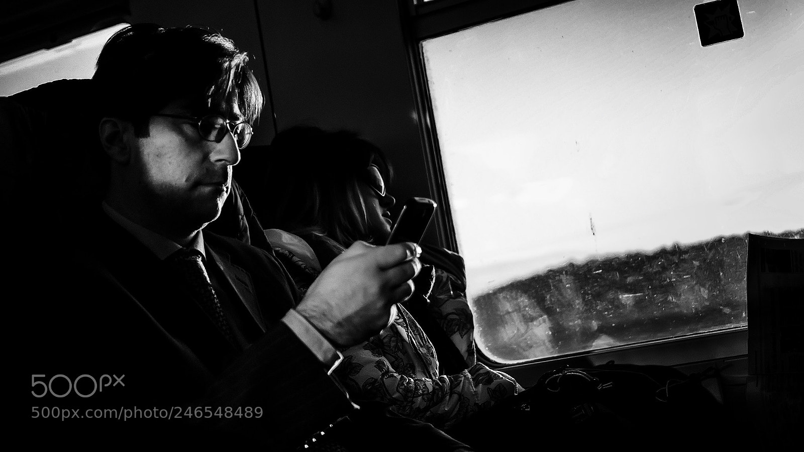 Olympus OM-D E-M10 II sample photo. Window train #46 photography
