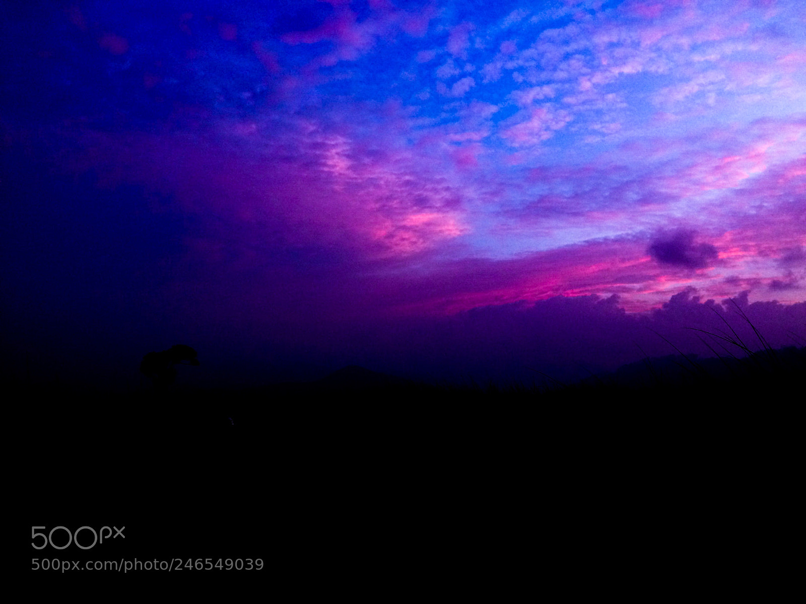 Apple iPhone 5s sample photo. Evening sky photography
