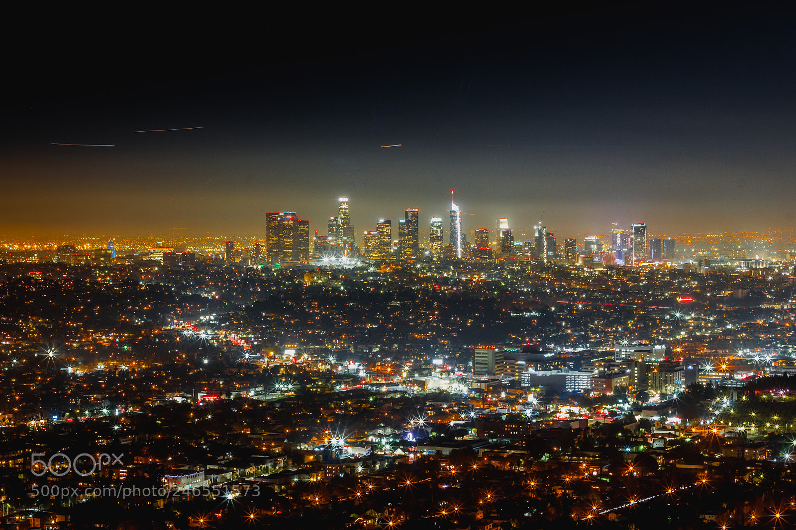Canon EOS 550D (EOS Rebel T2i / EOS Kiss X4) sample photo. Los angeles at night photography