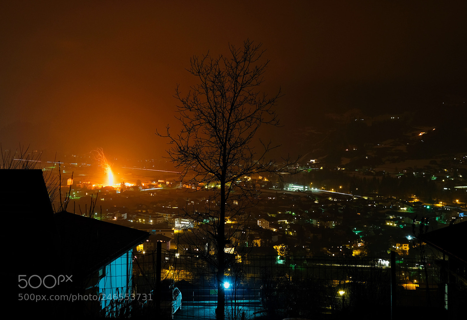 Fujifilm X-Pro2 sample photo. Fire in the night photography