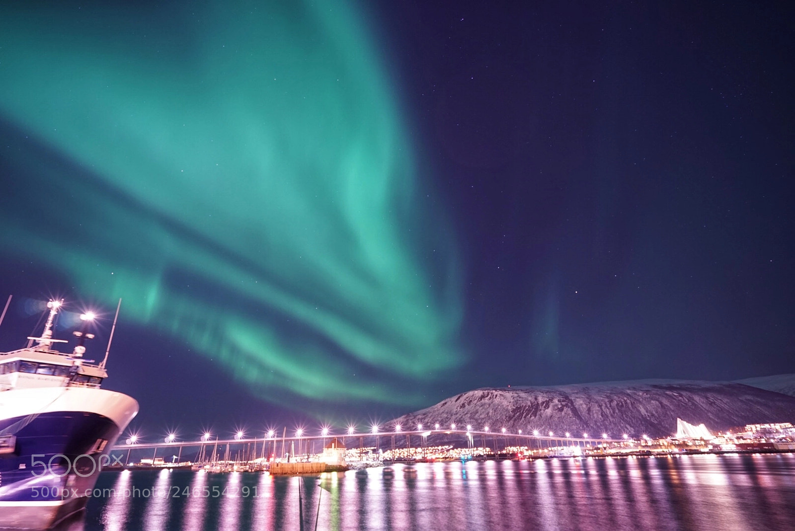 Sony a7 sample photo. My first northern light photography