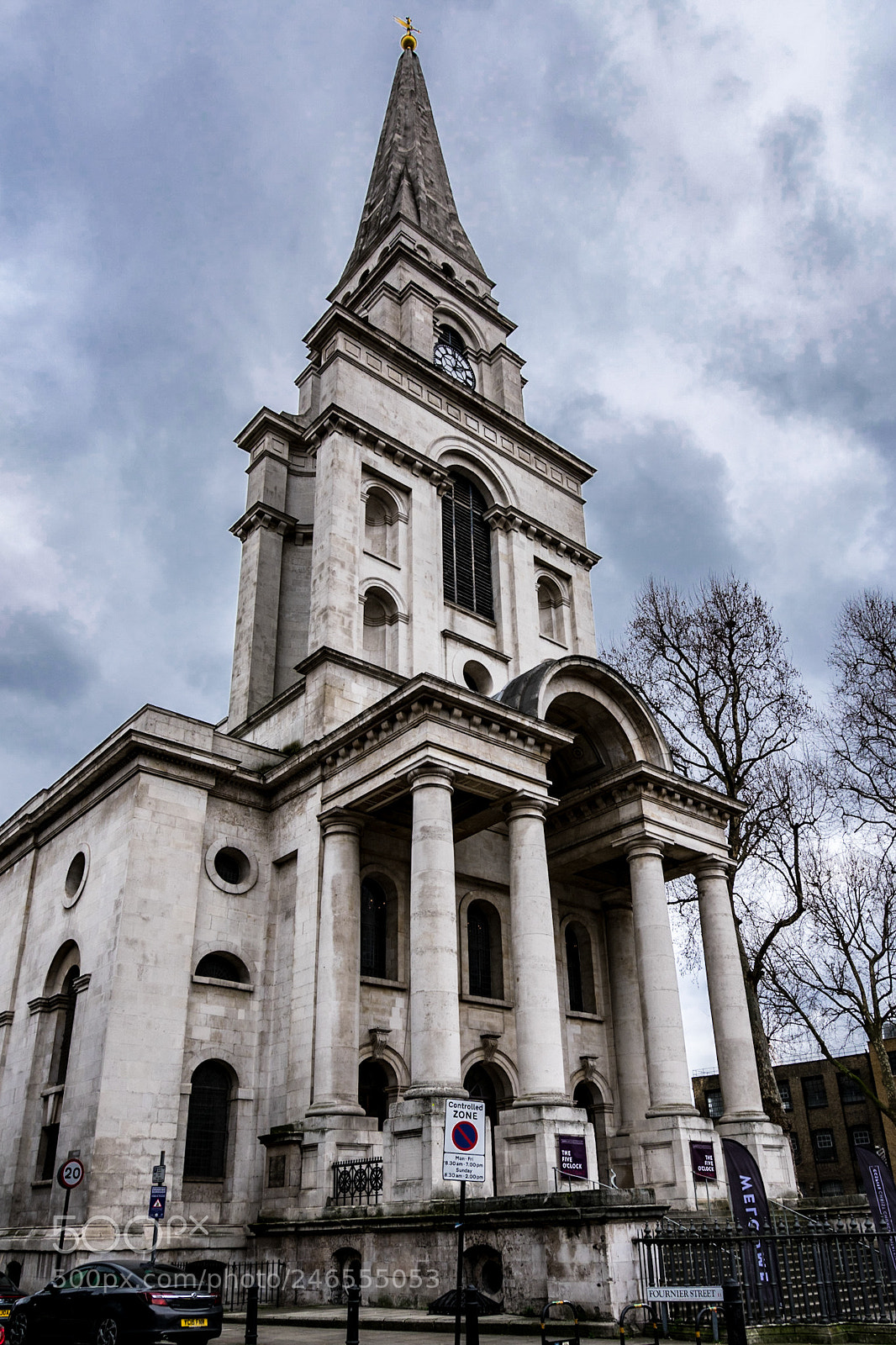 Nikon D3400 sample photo. Christ church spitalfields photography