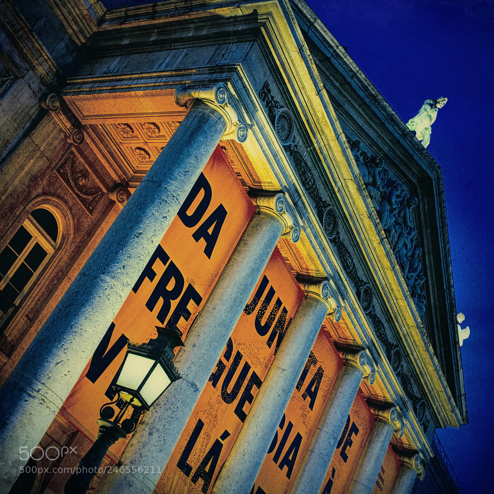 Fujifilm FinePix X100 sample photo. Teatro nacional dona maria photography