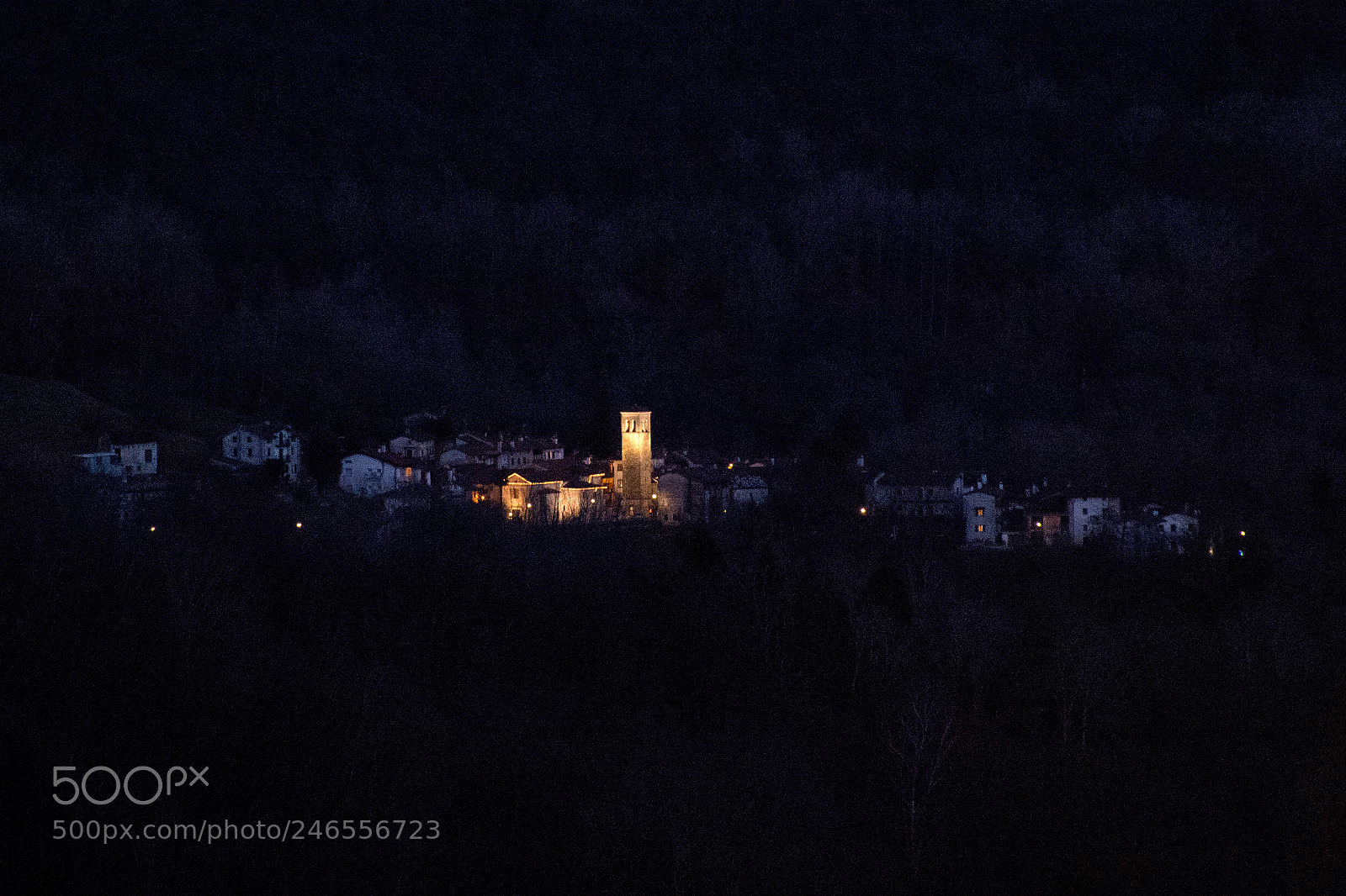 Nikon D7200 sample photo. Frisanco by night photography