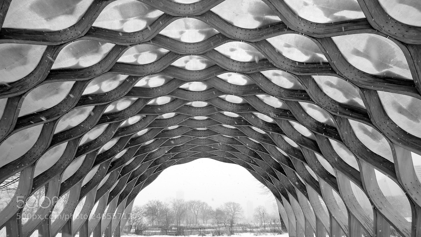 Sony SLT-A35 sample photo. Pavilion in winter photography