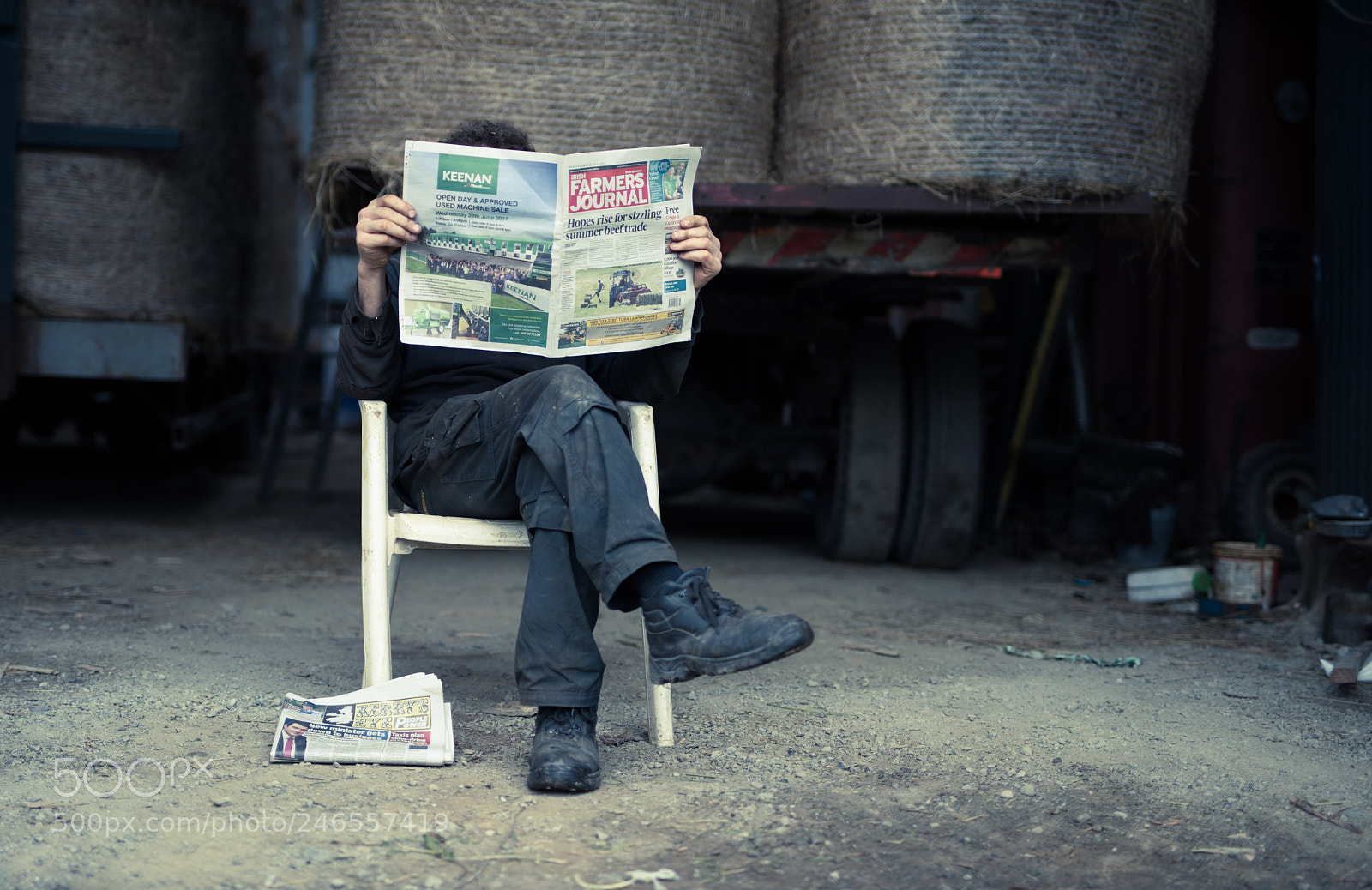 Nikon D810 sample photo. Farmer relaxing photography