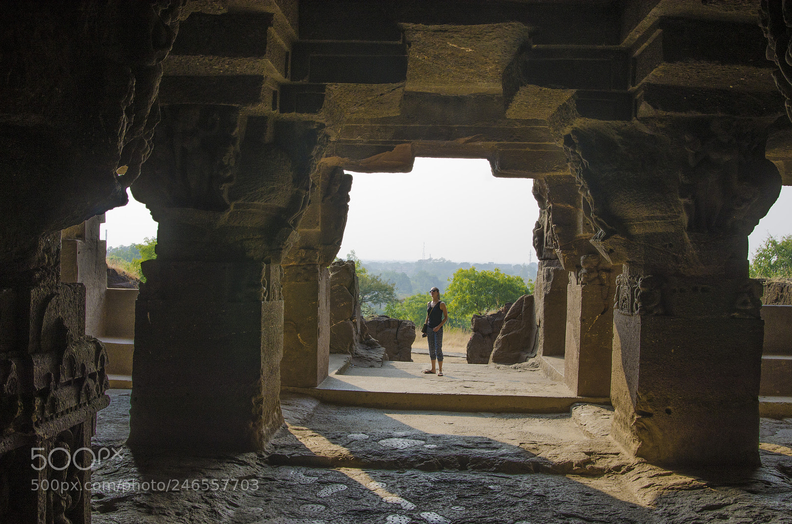 Nikon D7000 sample photo. Ajanta caves photography
