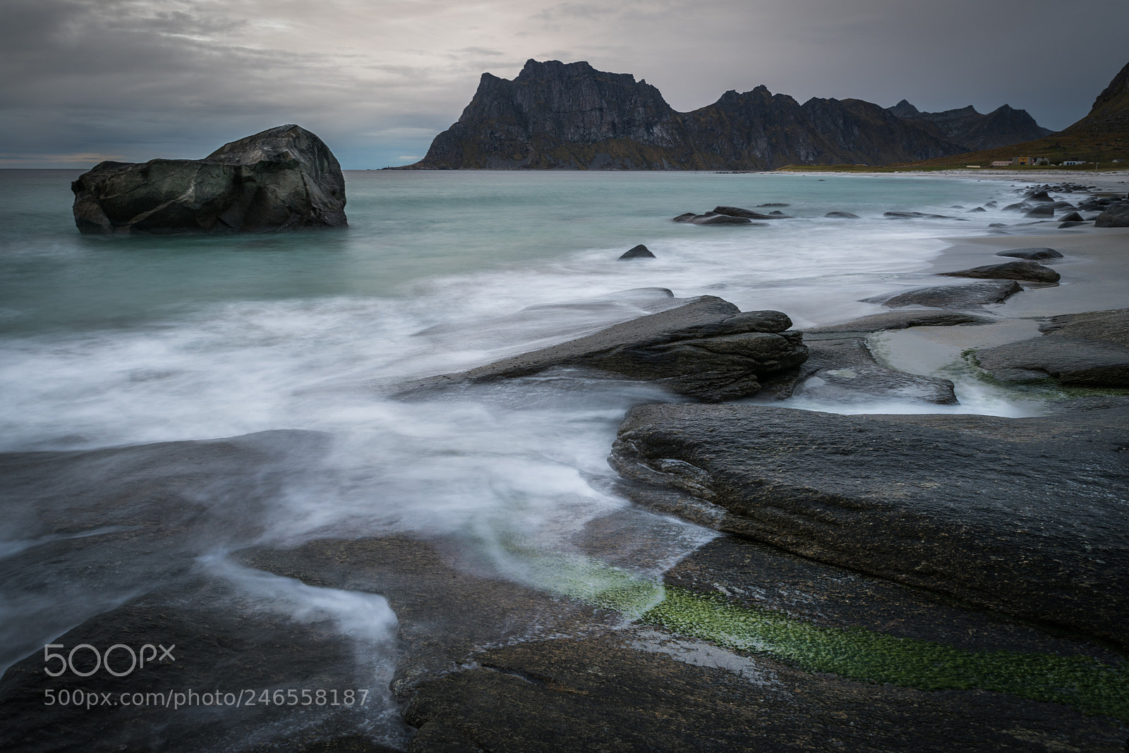 Nikon D810 sample photo. Uttakleiv beach. photography