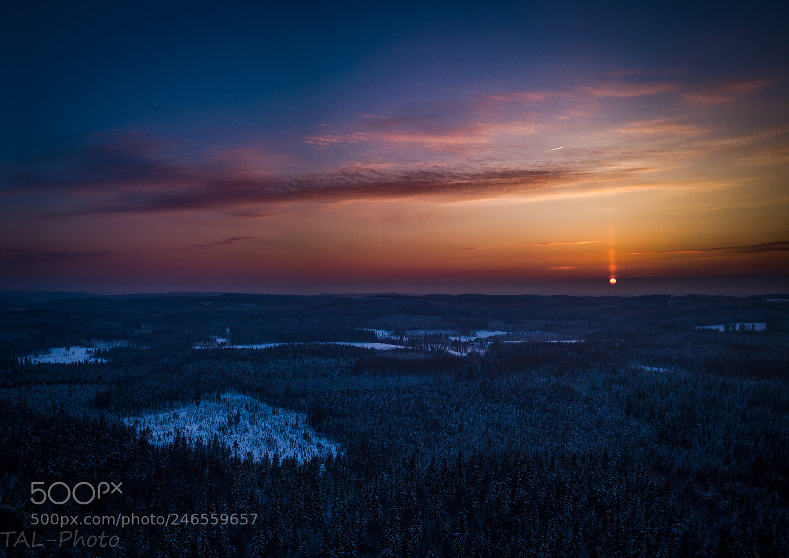 DJI FC220 sample photo. The last rays of photography