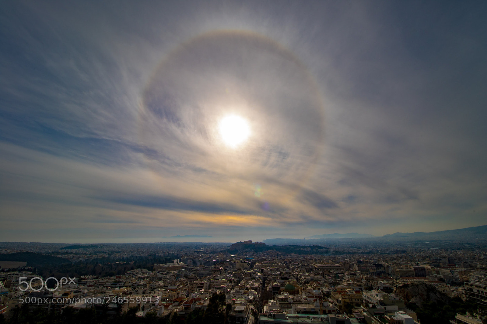 Canon EOS 7D Mark II sample photo. Circular rainbow over the photography