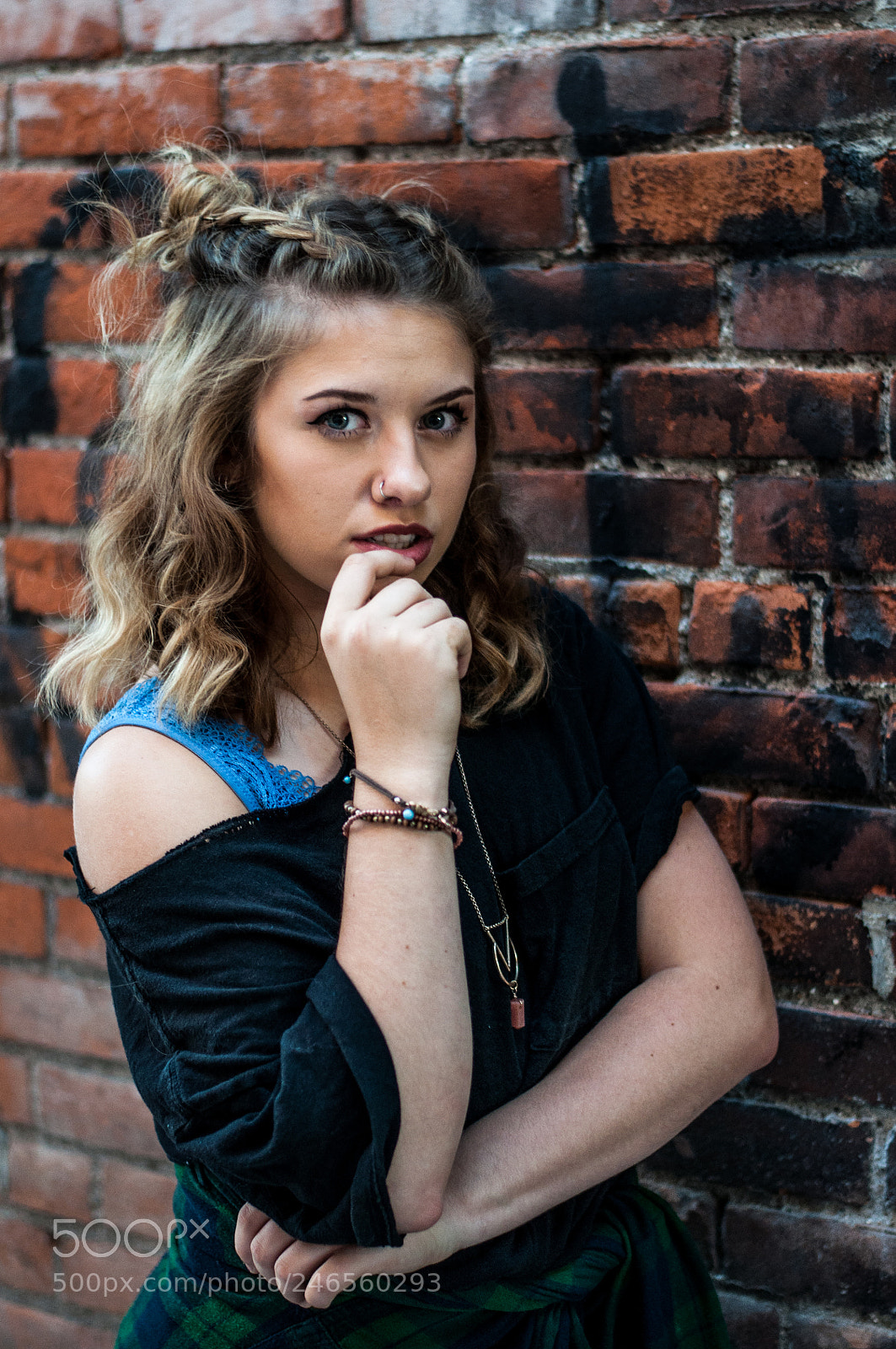 Nikon D5000 sample photo. Kyla in downtown photography