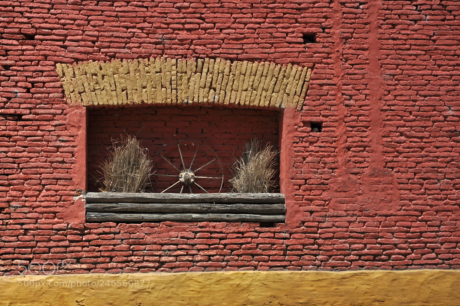 Nikon D5000 sample photo. Red wall photography