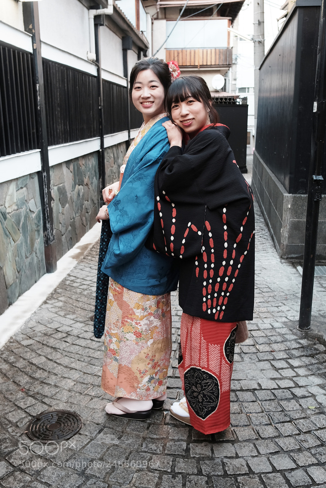 Fujifilm X70 sample photo. Kimono togethrer today! photography