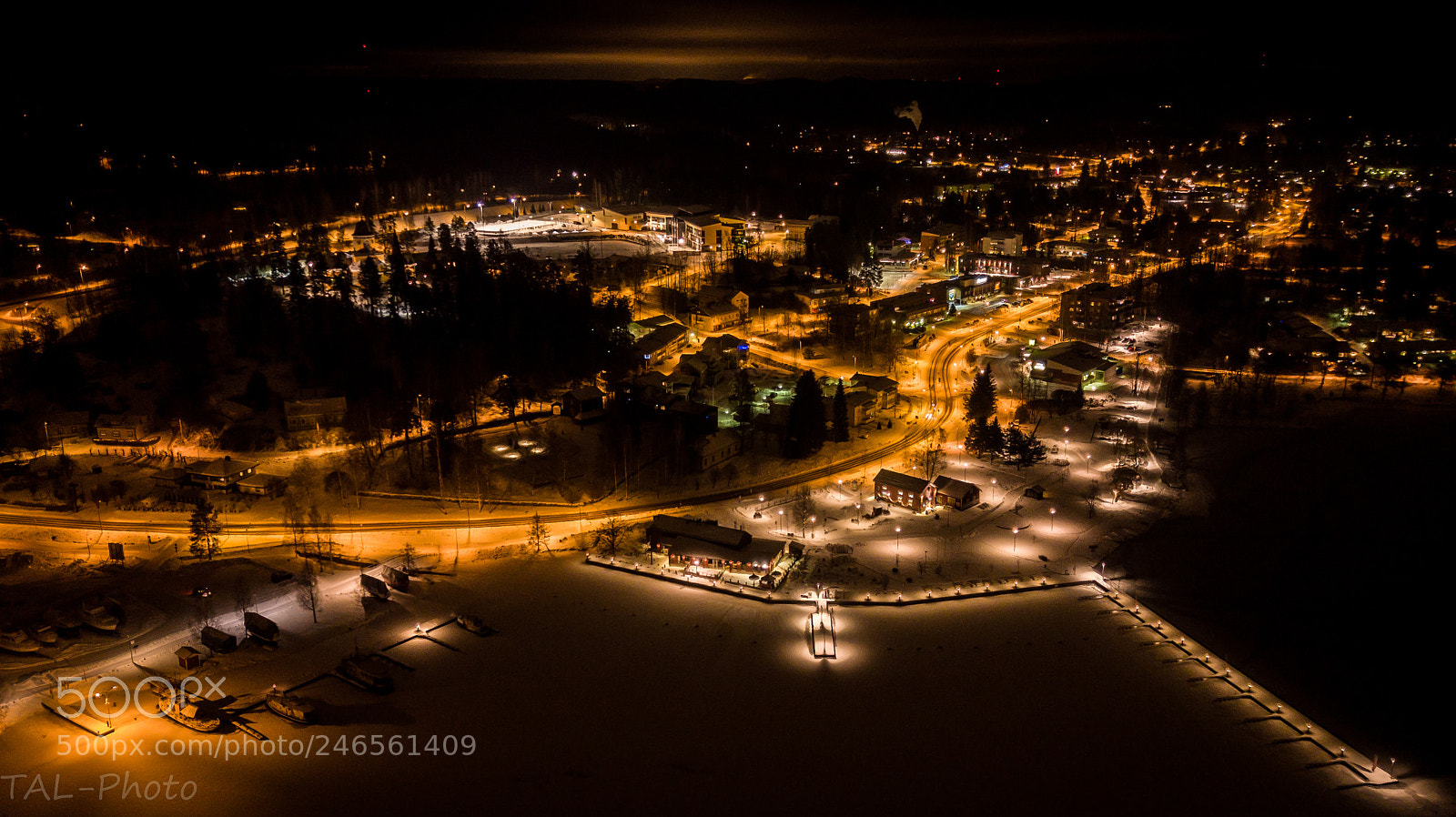 DJI FC220 sample photo. Night city photography