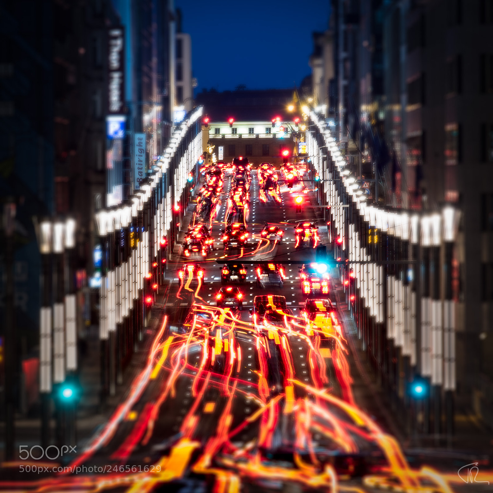 Nikon D810 sample photo. Brussels traffic photography