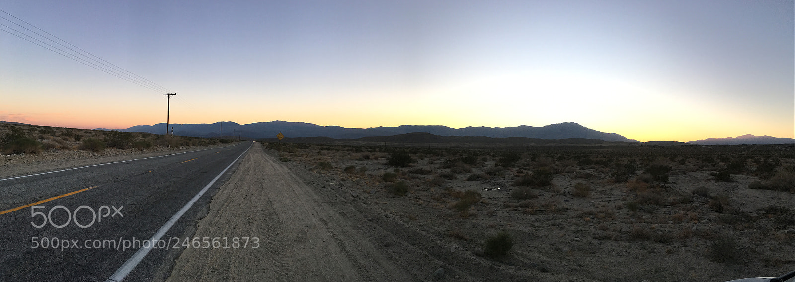 Apple iPhone 6s sample photo. Driving through california desert photography