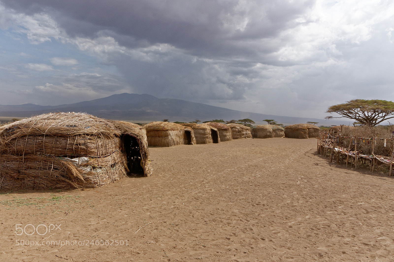 Canon EOS 7D Mark II sample photo. Massai village photography