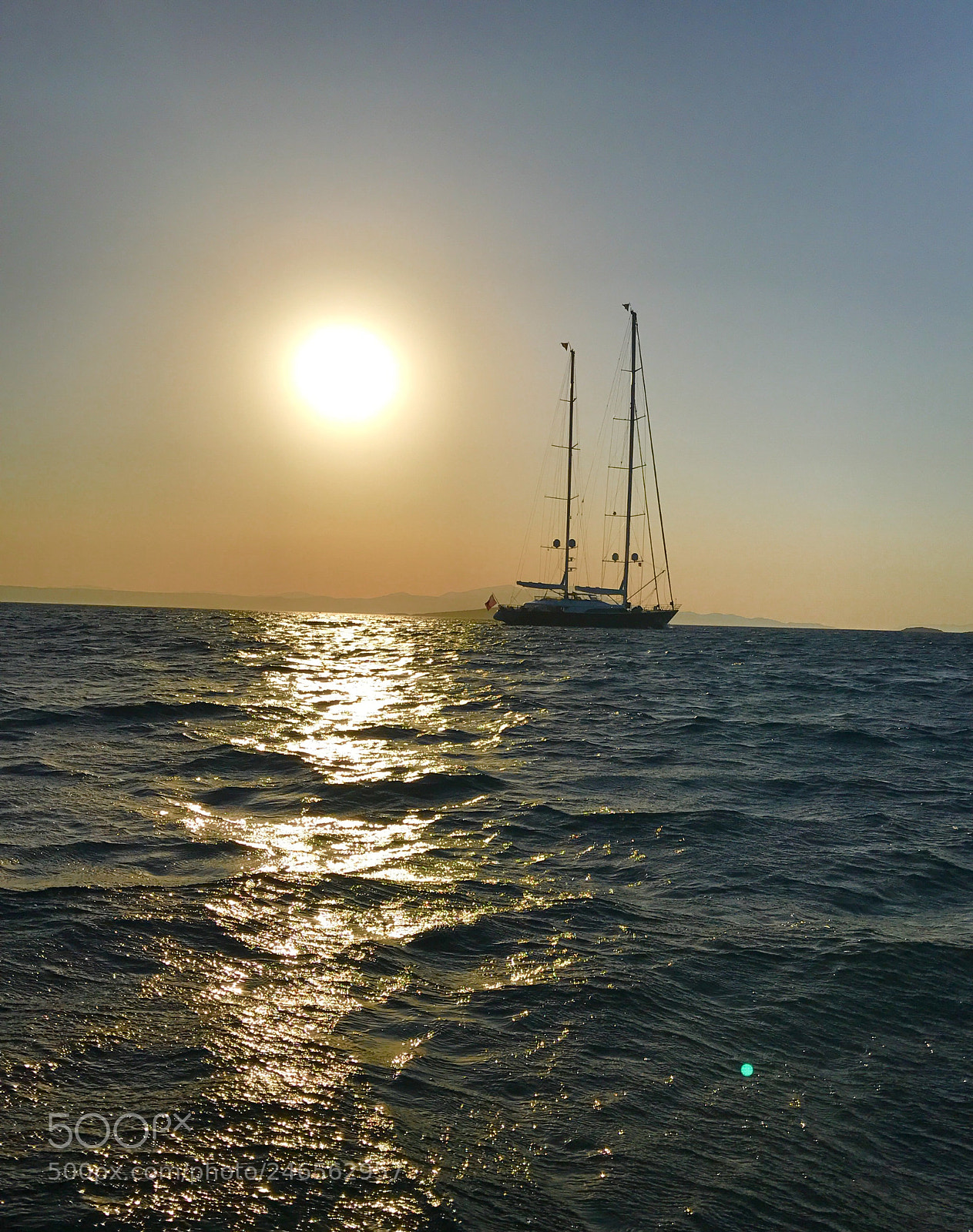 Apple iPhone 7 sample photo. Aegean sunset turkey photography