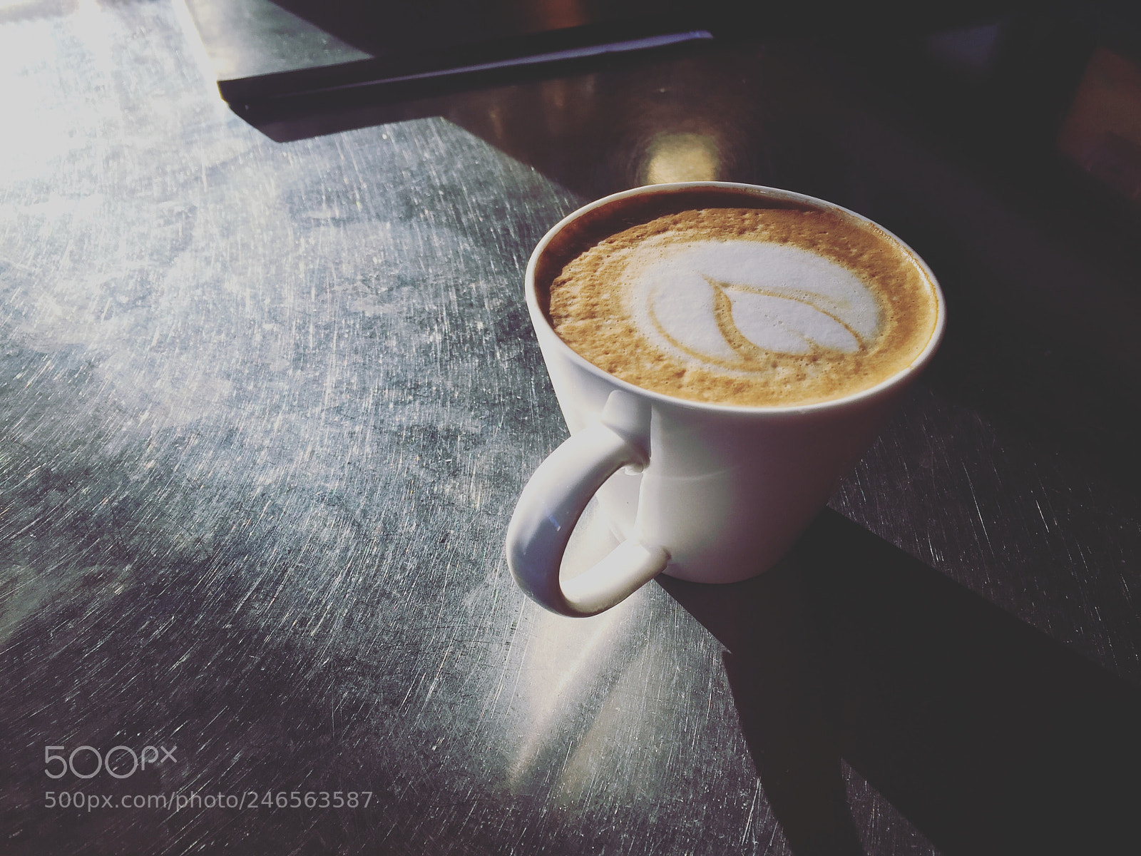 Apple iPhone 6 Plus sample photo. Morning cappuccino photography