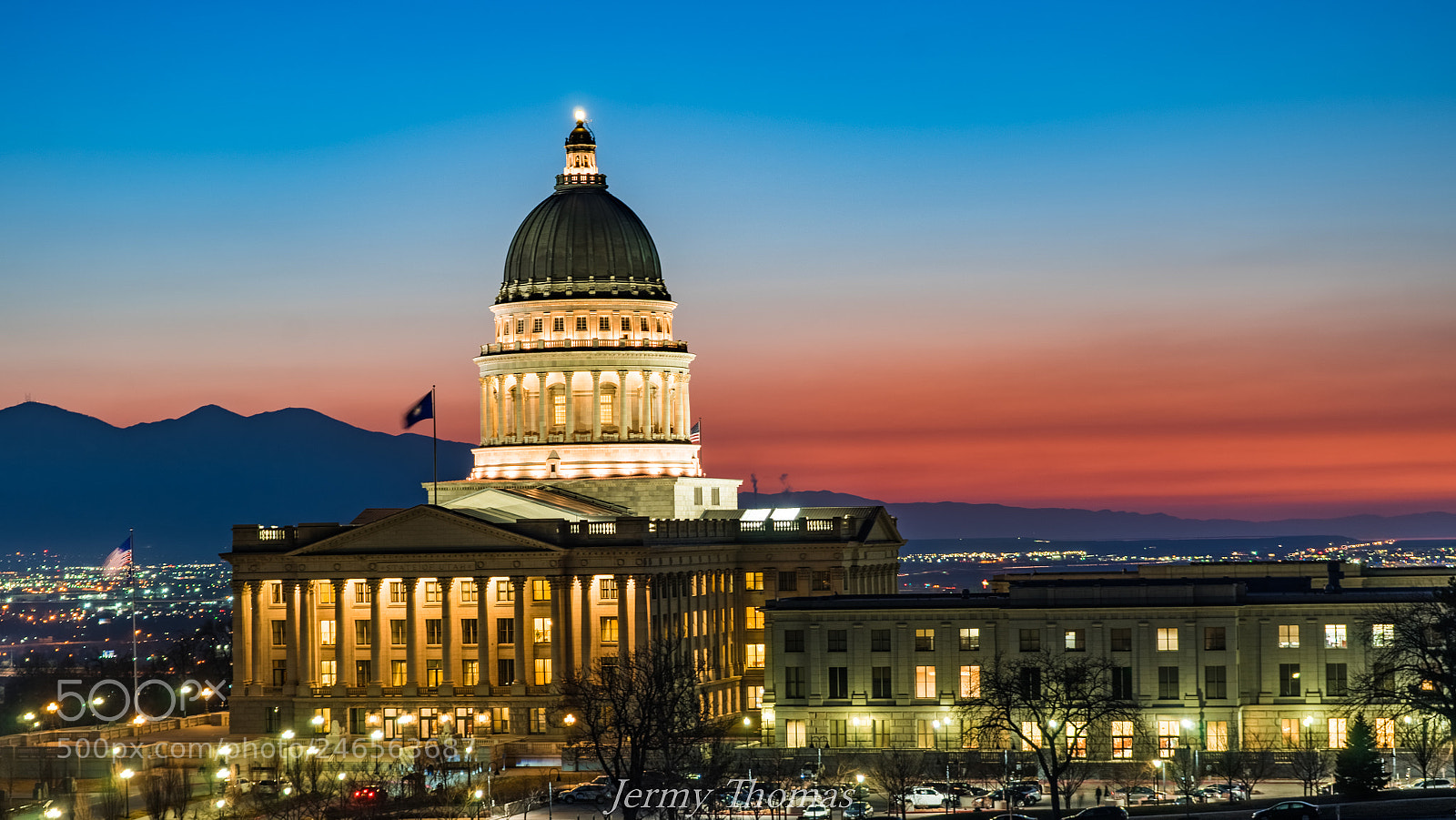 Sony a7 sample photo. The utah state capitol photography