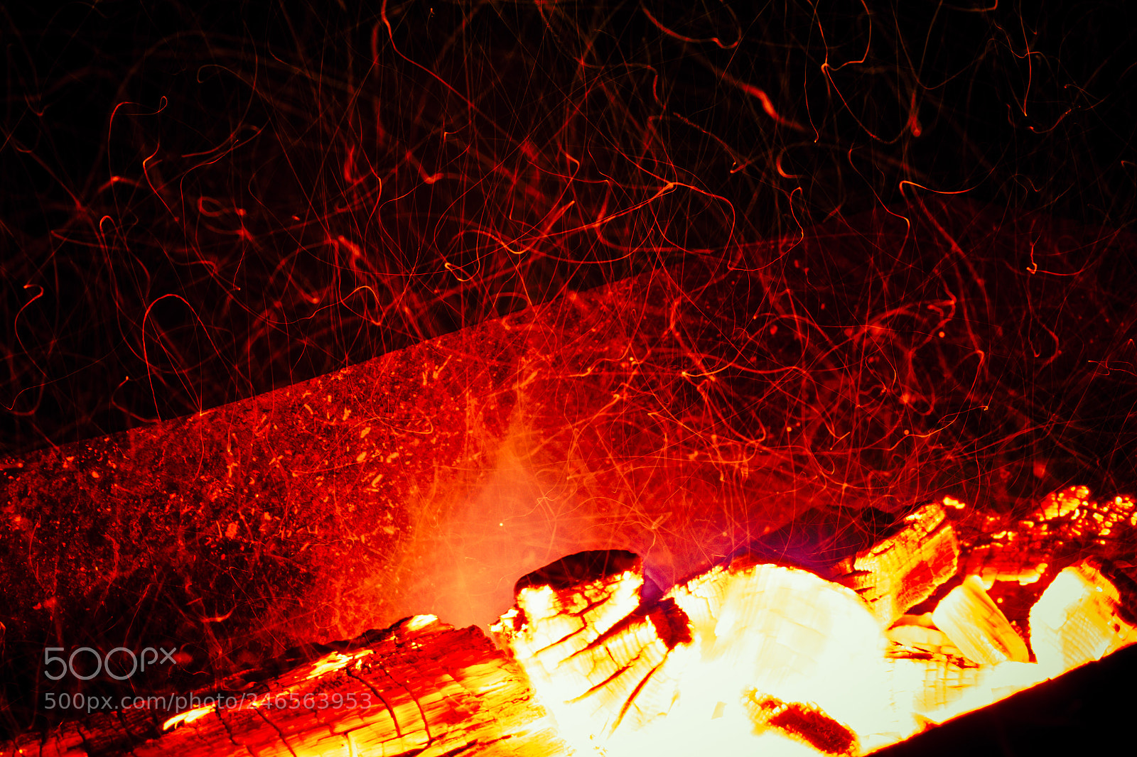 Canon EOS 7D sample photo. Night fire photography