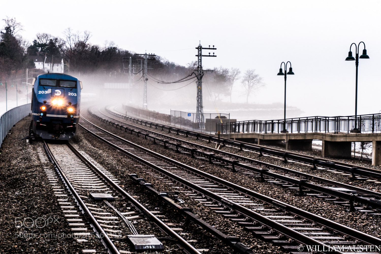 Sony a6300 sample photo. Train coming through the photography