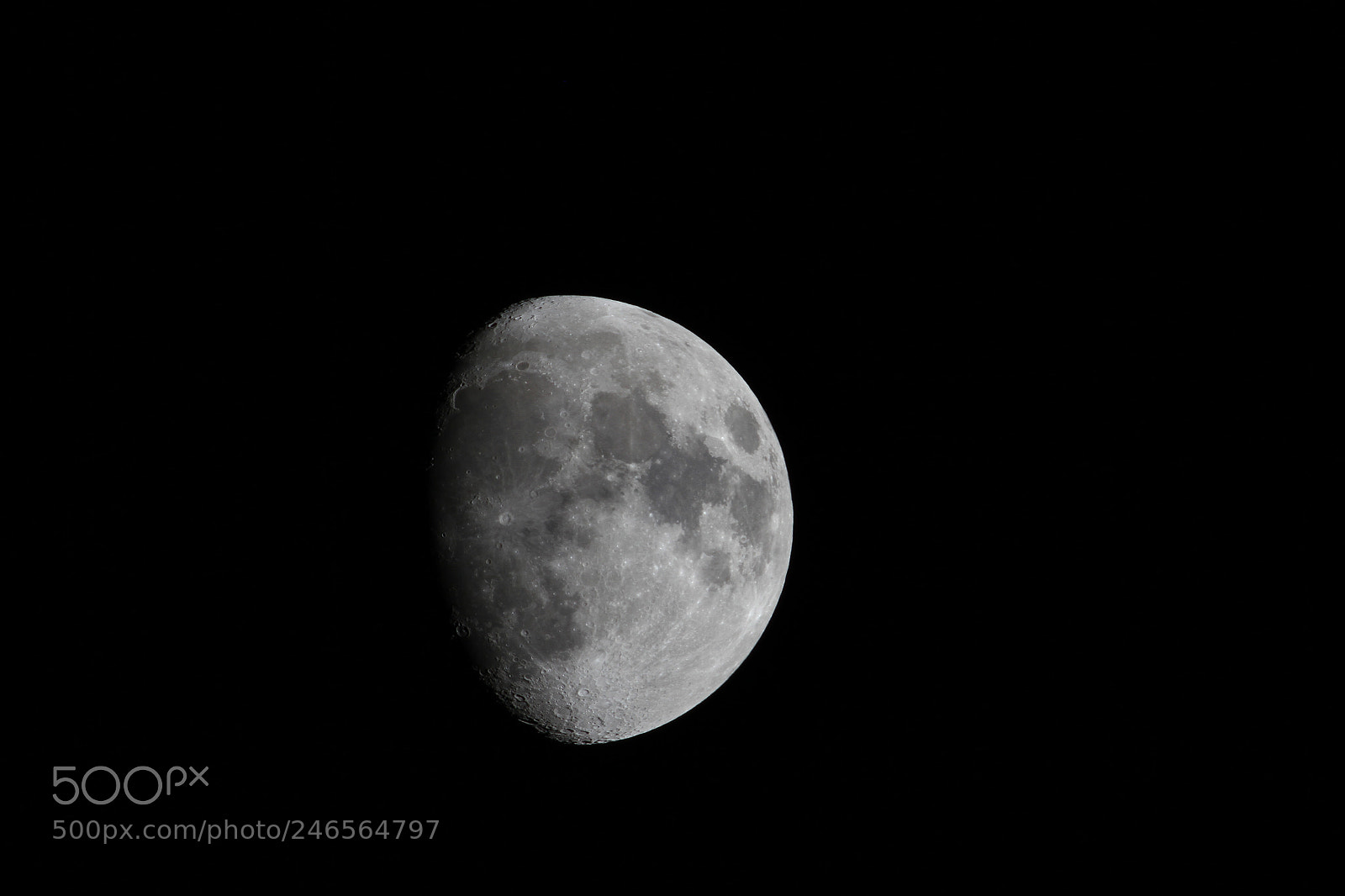 Canon EOS 7D sample photo. Moon photography