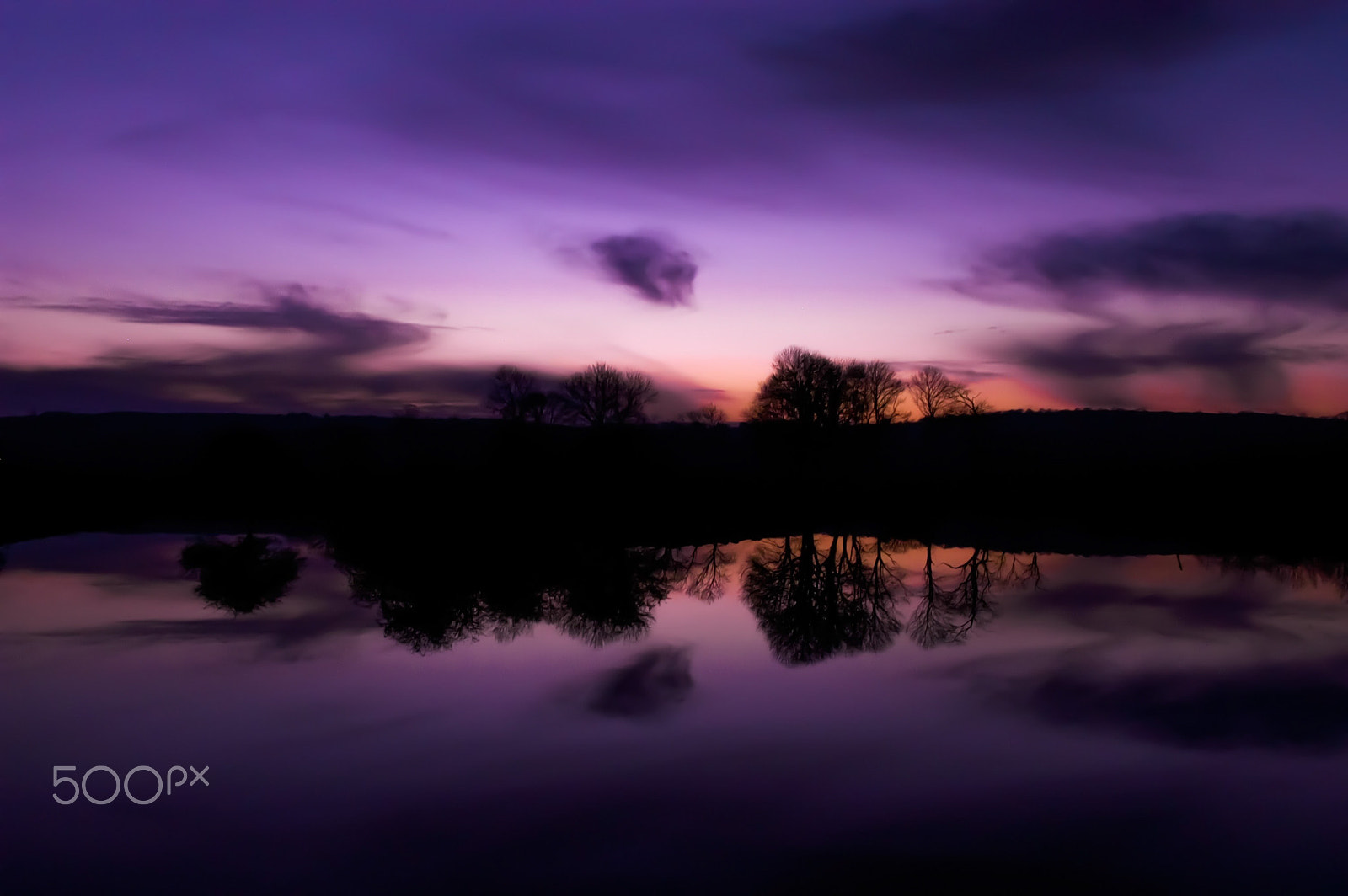 Nikon D100 sample photo. Sunset on water photography