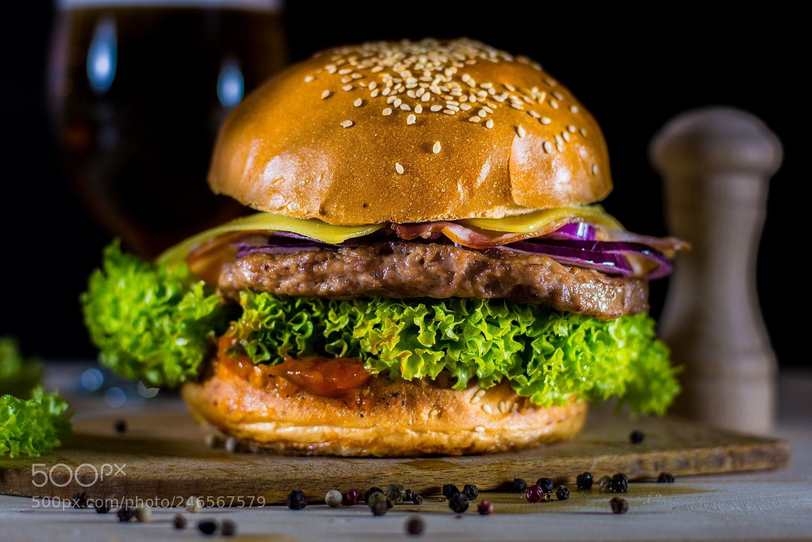 Nikon D7200 sample photo. My burger photography