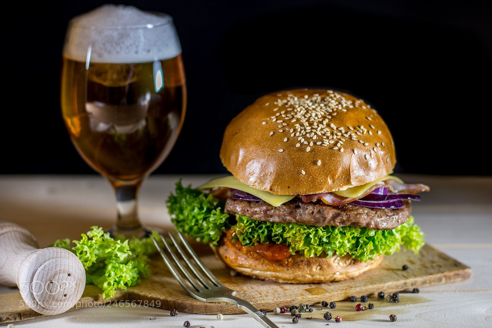 Nikon D7200 sample photo. ... burger again photography