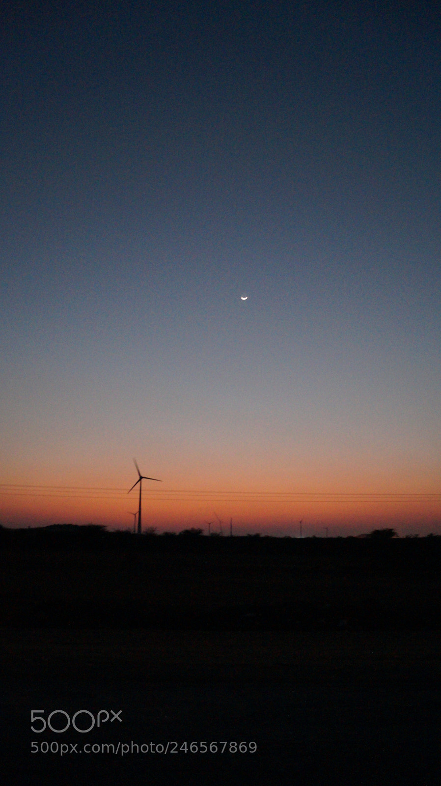 Sony SLT-A58 sample photo. Windmills-dusk photography