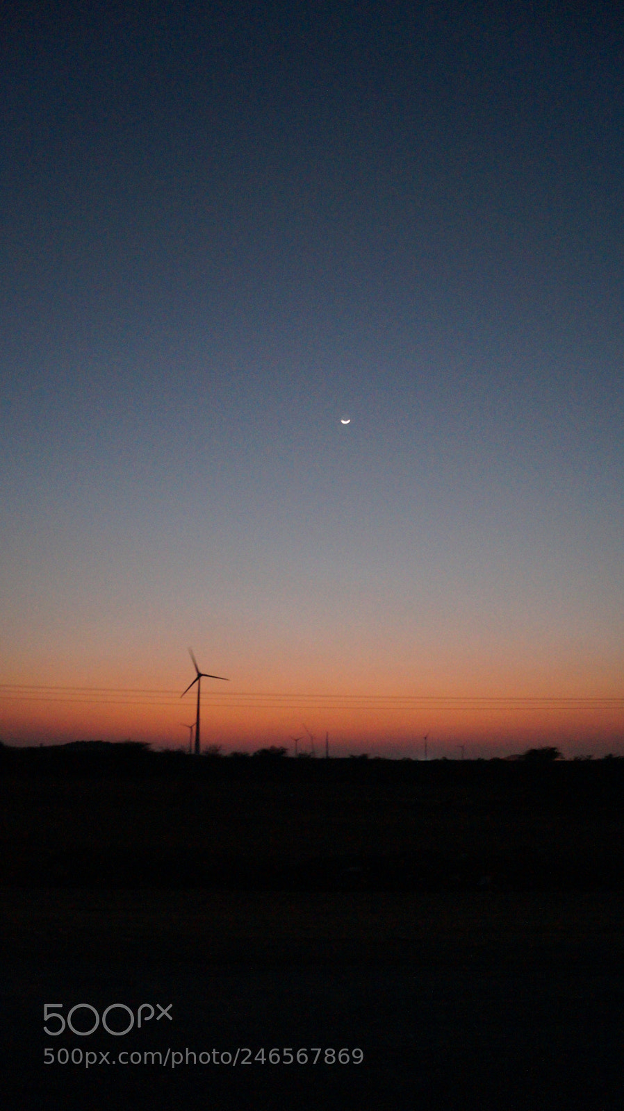 Sony SLT-A58 sample photo. Windmills-dusk photography