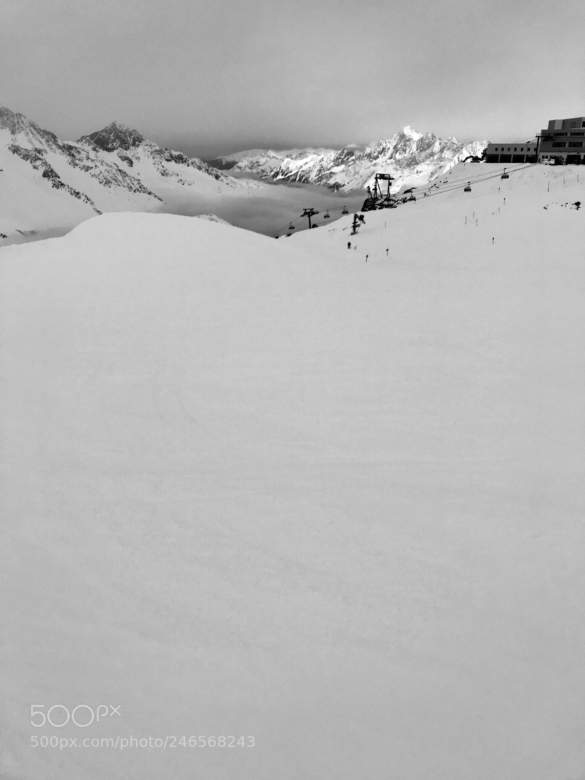 Apple iPhone 7 sample photo. Whiteness of the alps photography
