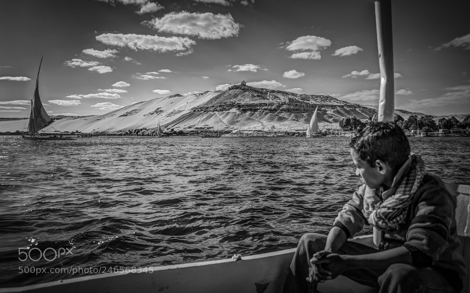 Nikon D5200 sample photo. Nile in aswan photography