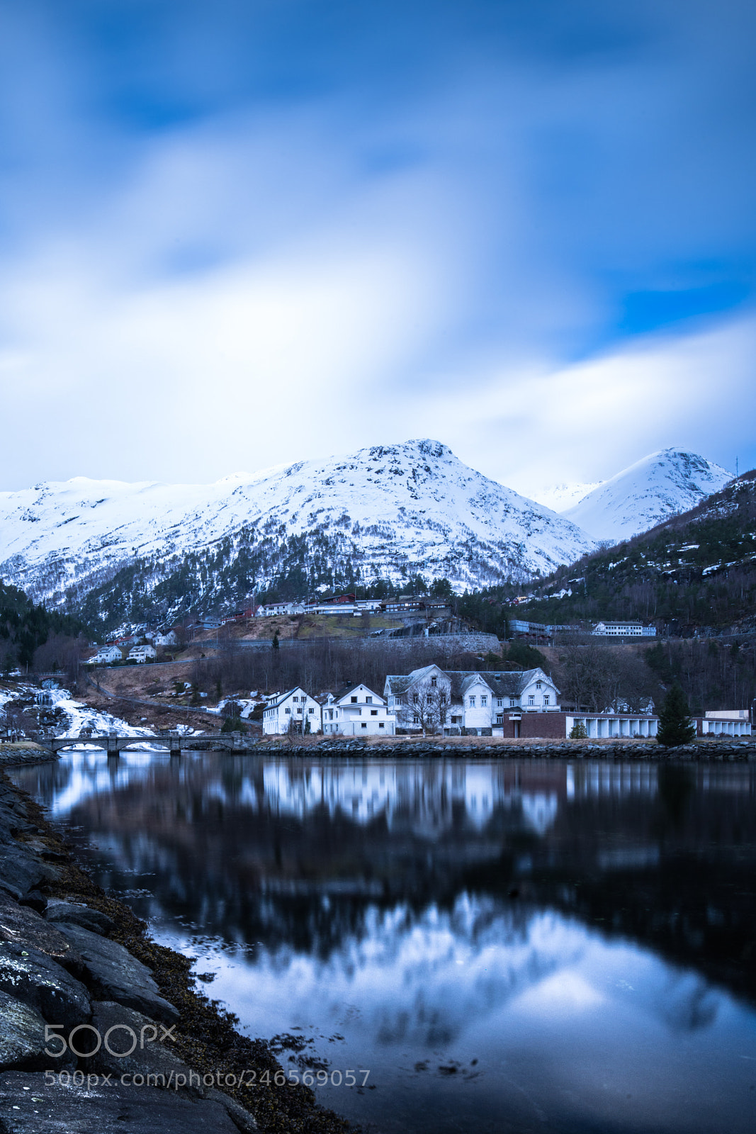 Sony a7R II sample photo. Village at geirangerfjord photography