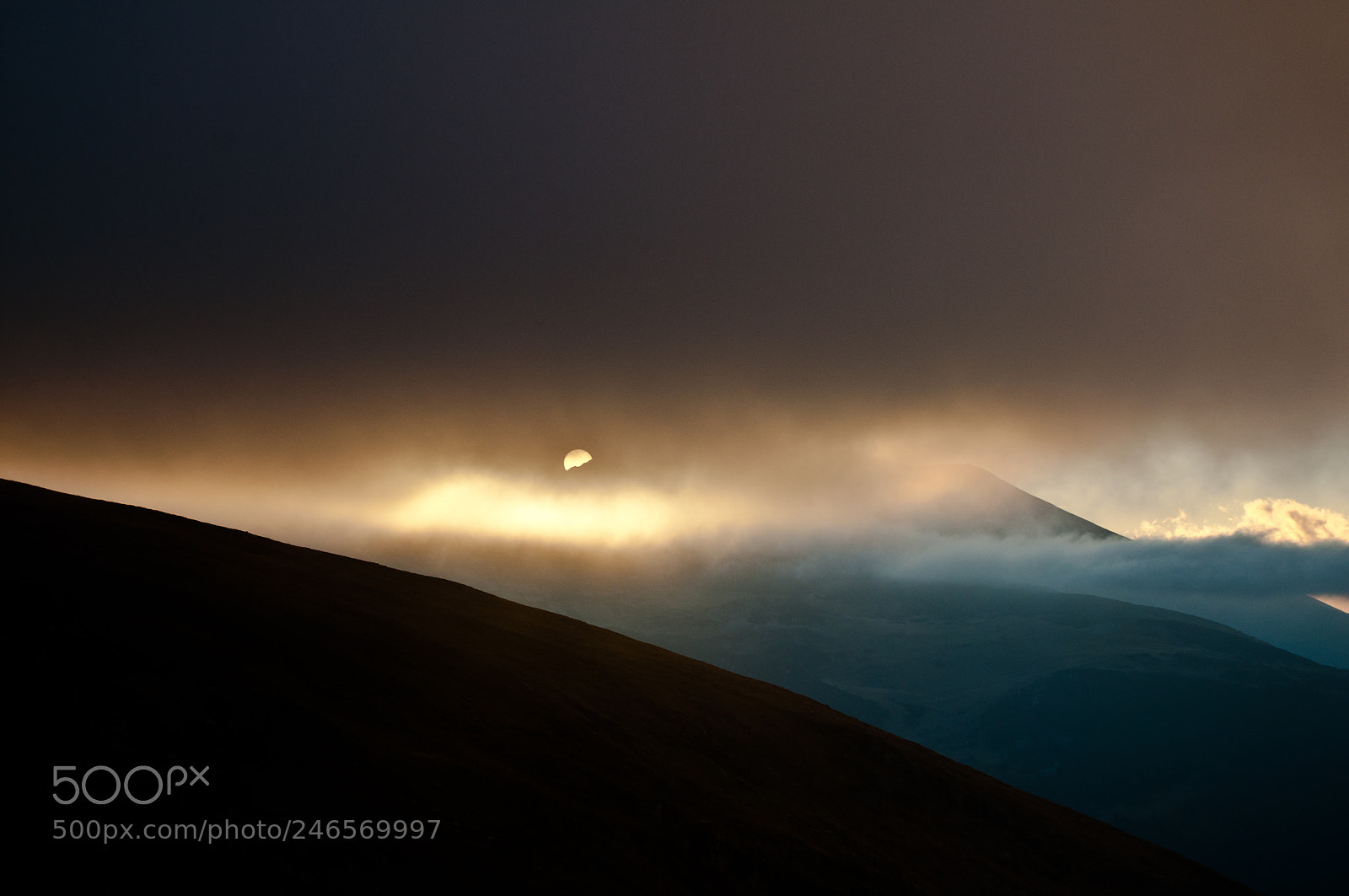 Nikon D90 sample photo. Mountains at dusk photography