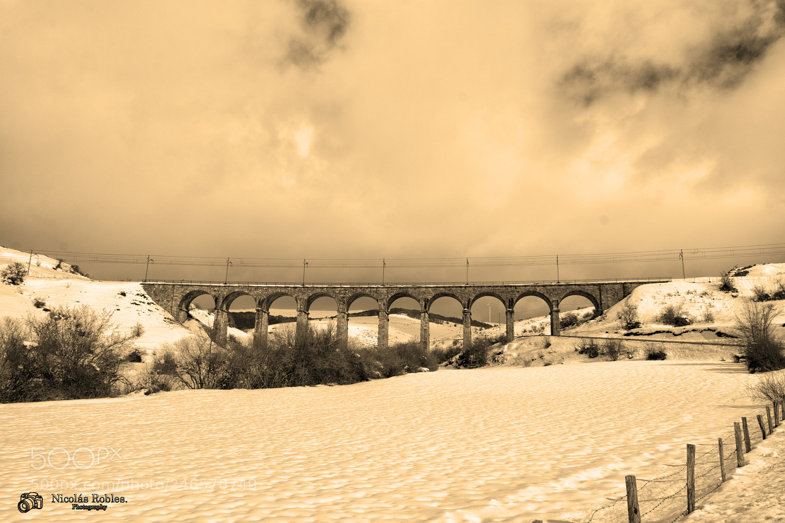 Nikon D7100 sample photo. Railroad bridge photography
