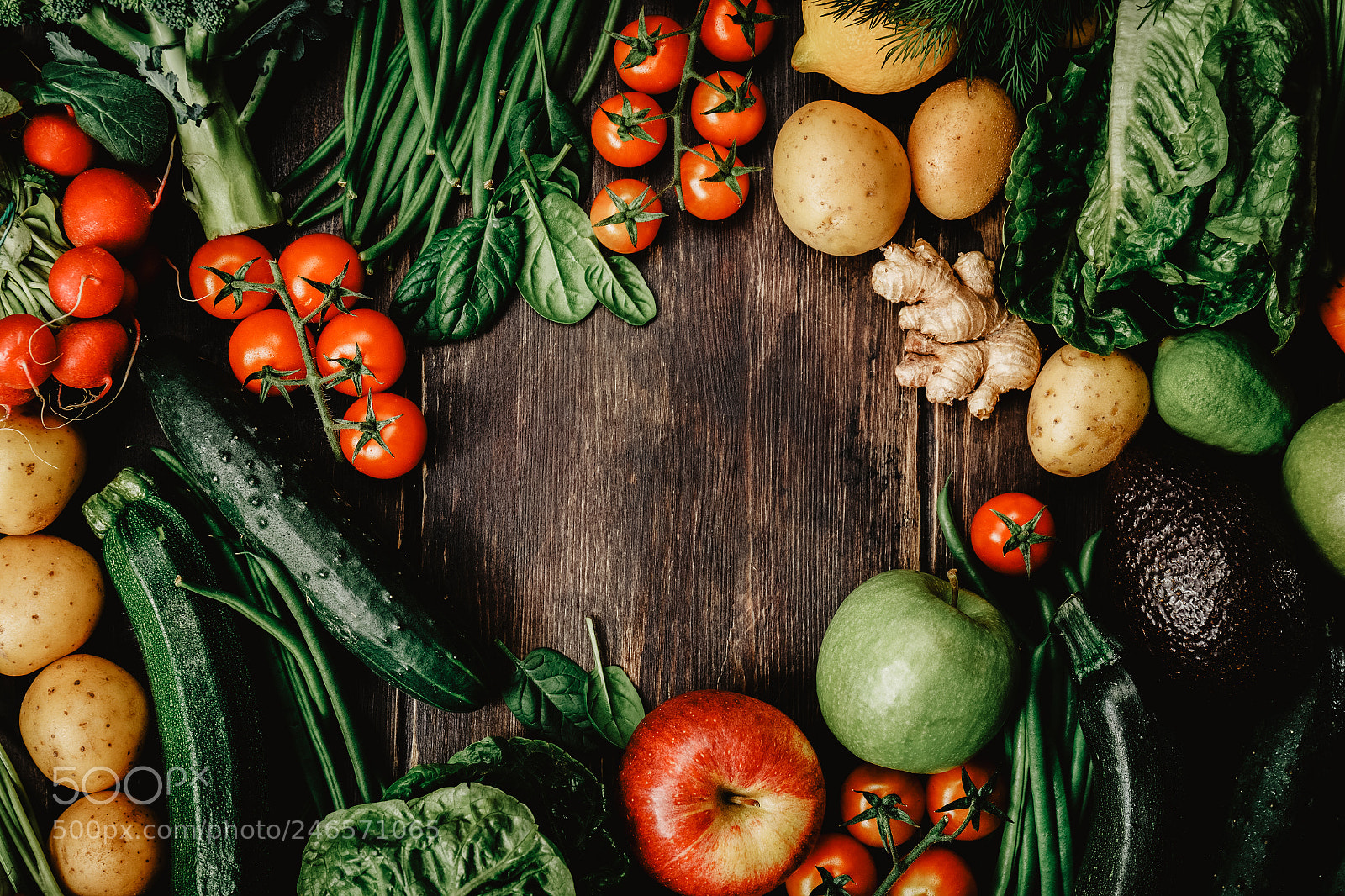 Canon EOS 6D sample photo. Raw vegetables on table photography