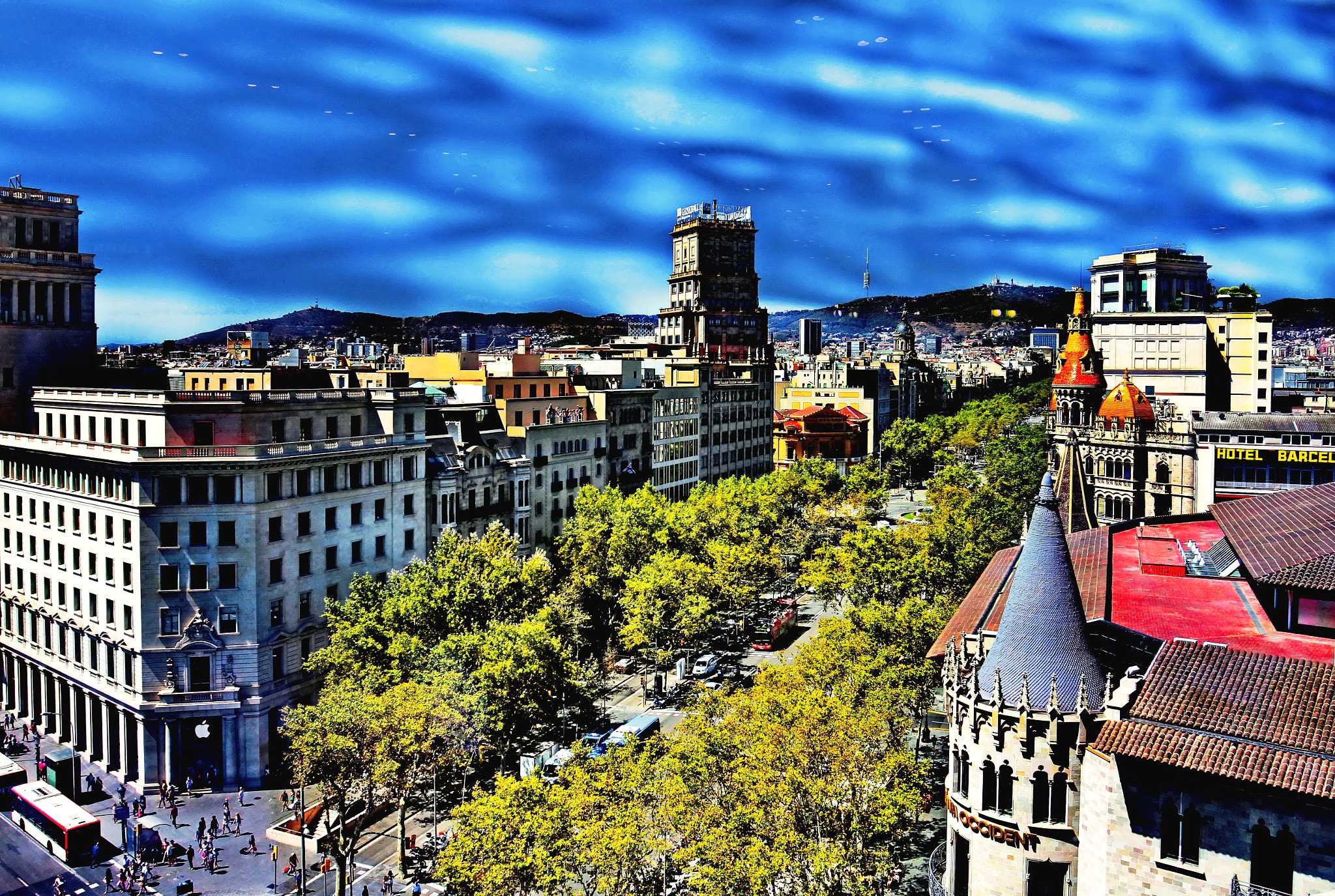 Canon EOS sample photo. Barcelona photography