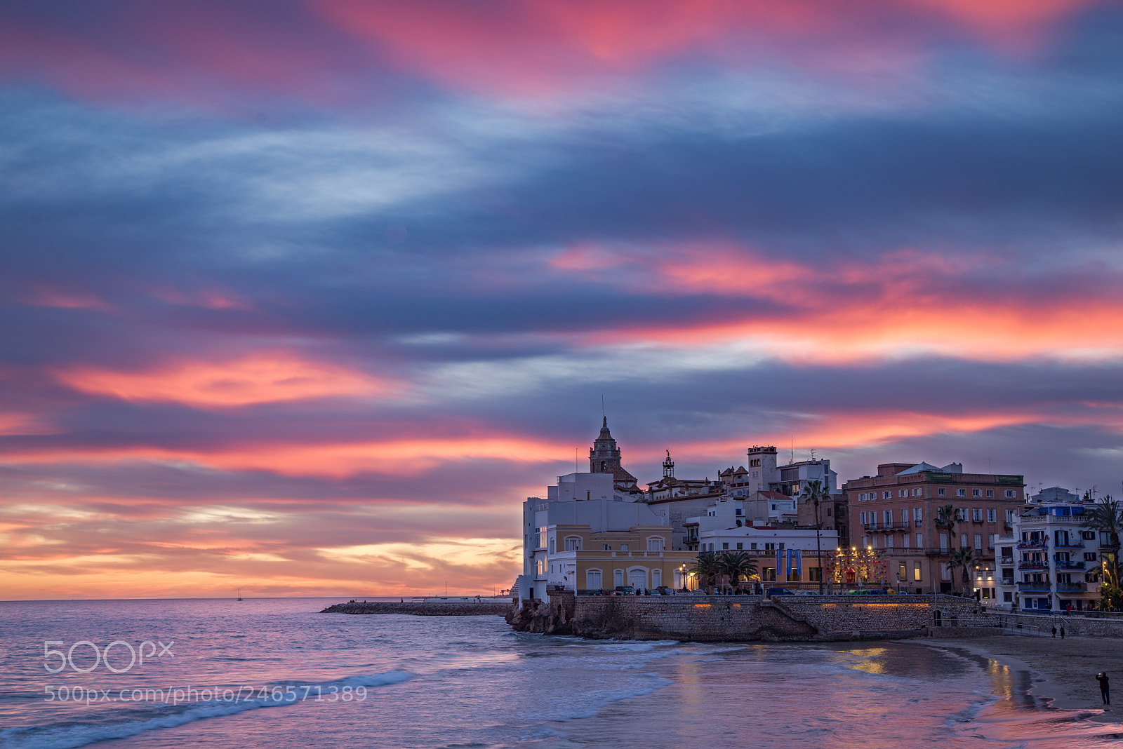 Nikon D610 sample photo. Sitges playa de sant photography