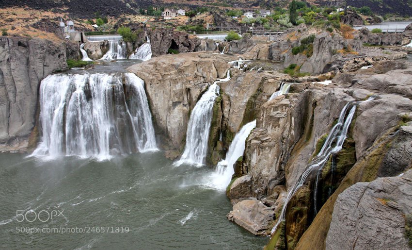 Canon EOS 50D sample photo. Shoshone falls, idaho photography