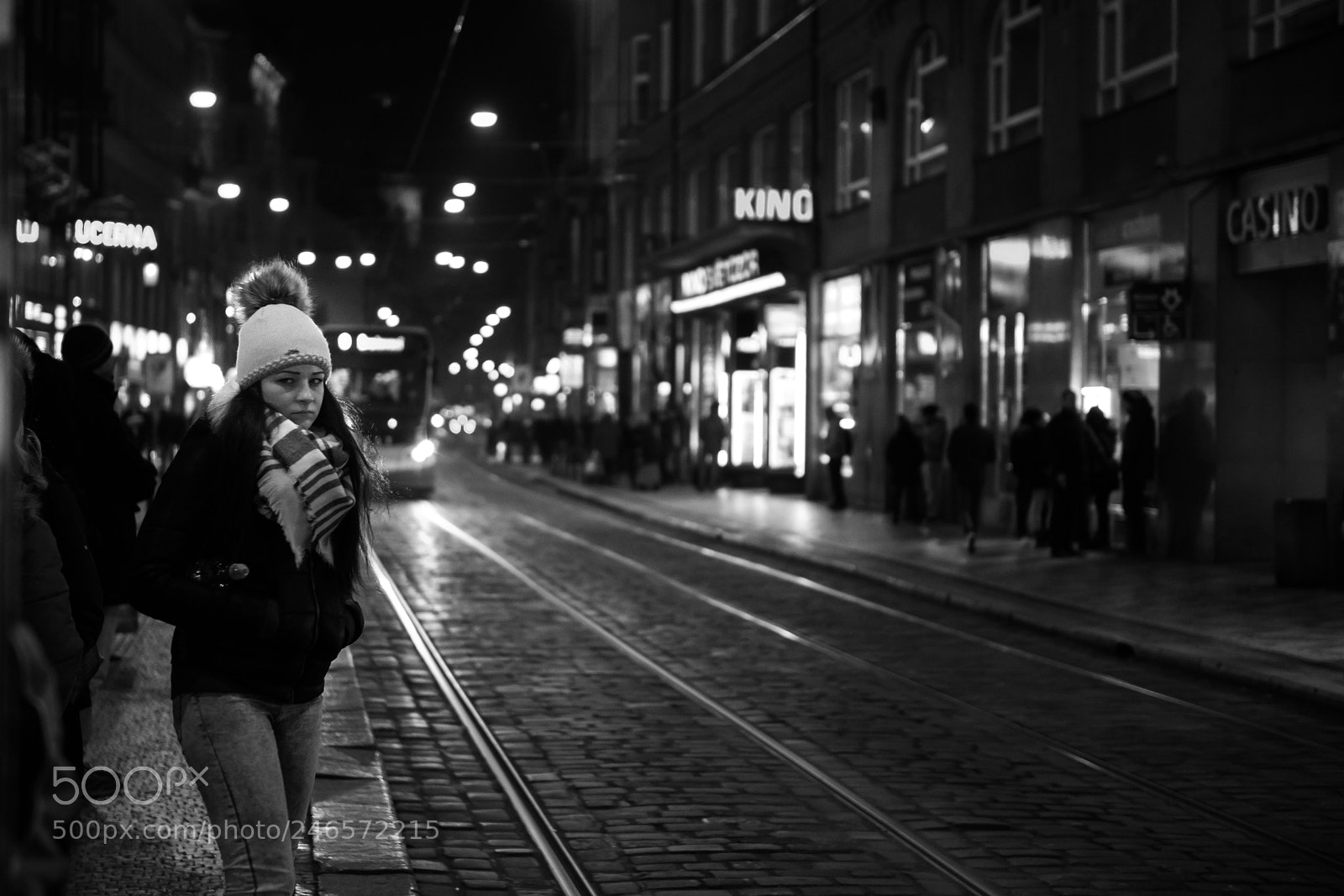 Nikon D800 sample photo. Alla fermata del tram photography