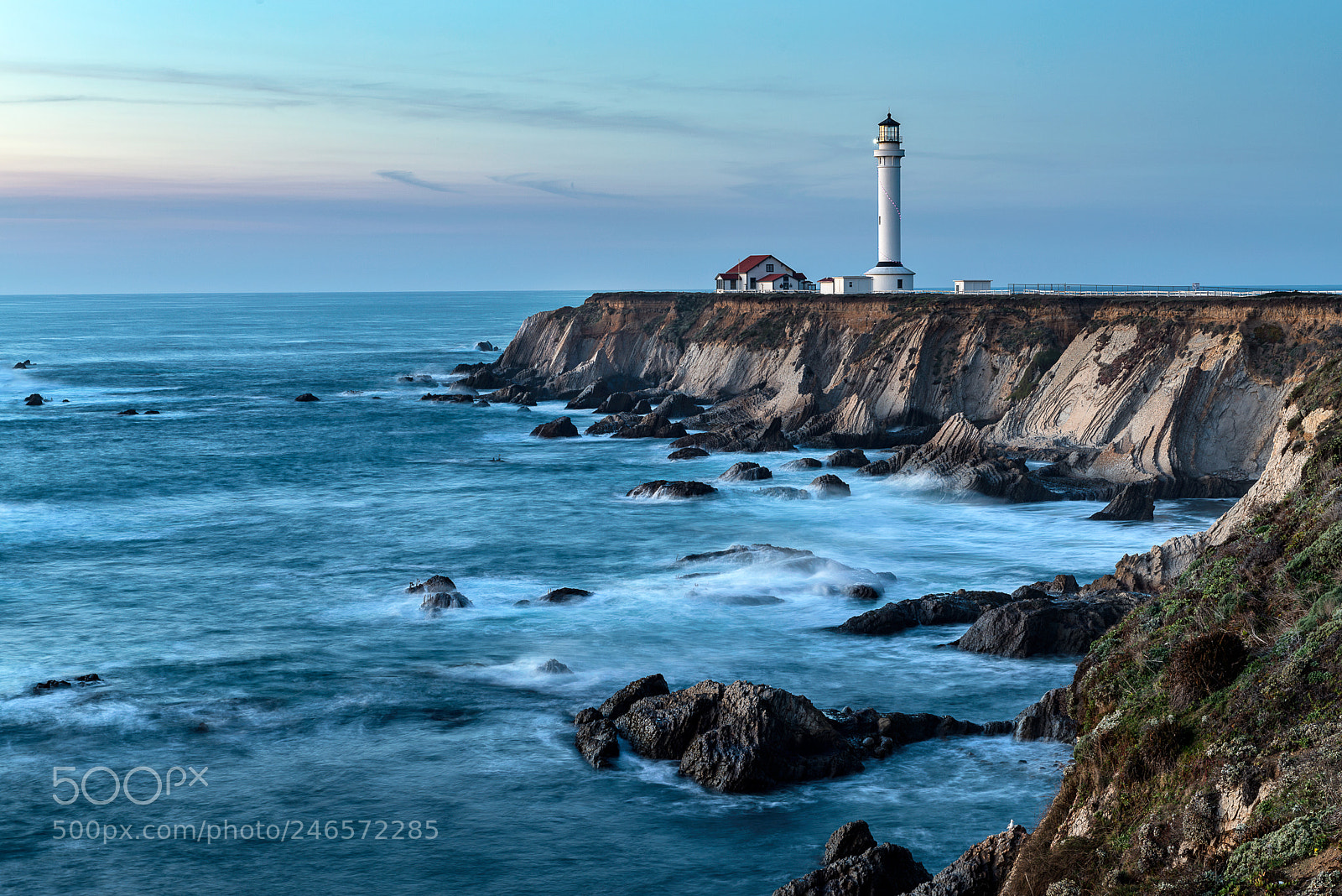 Nikon D800E sample photo. Point arena lighthouse photography