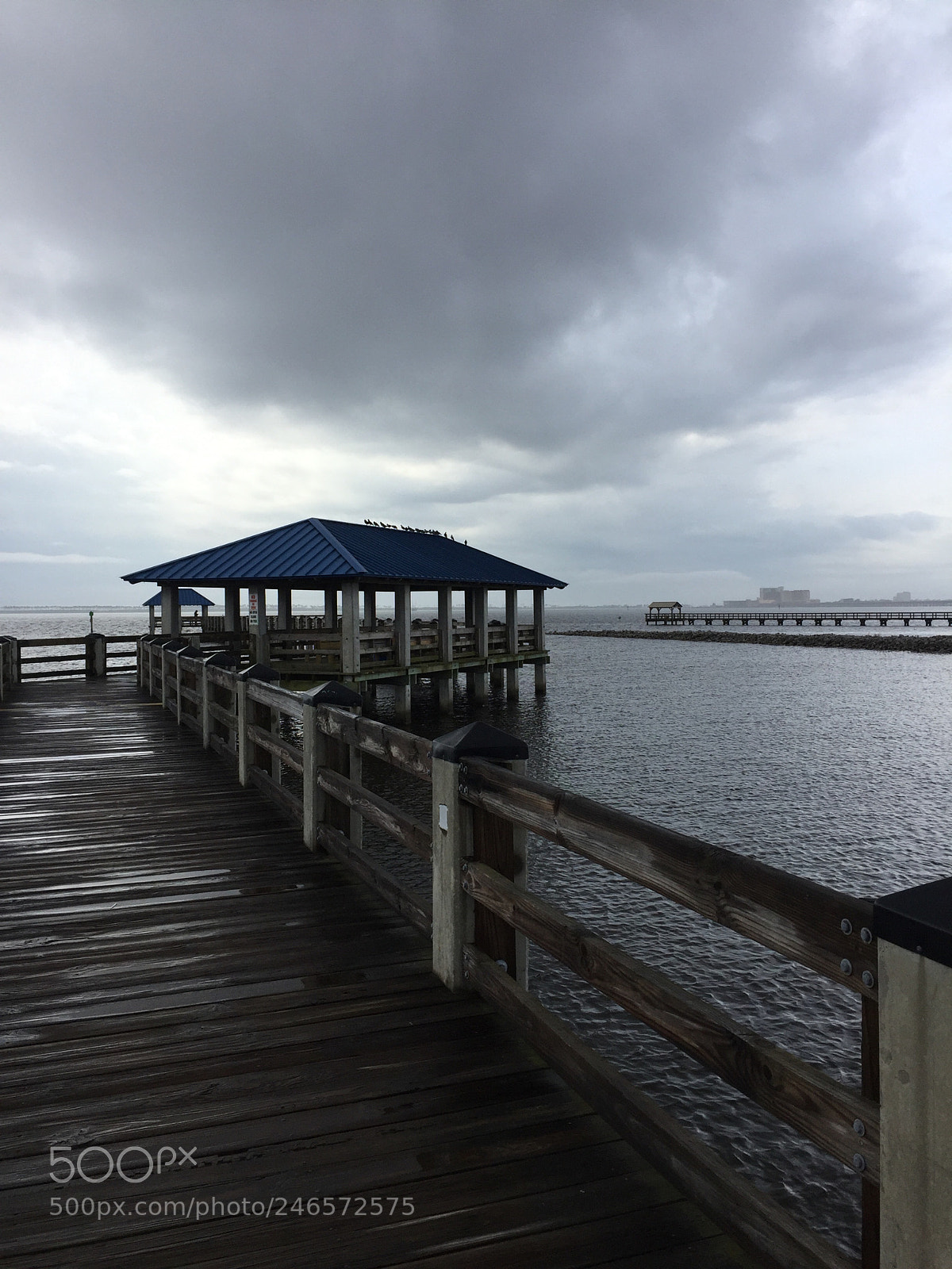 Apple iPhone 6 Plus sample photo. Peer with weather approaching photography