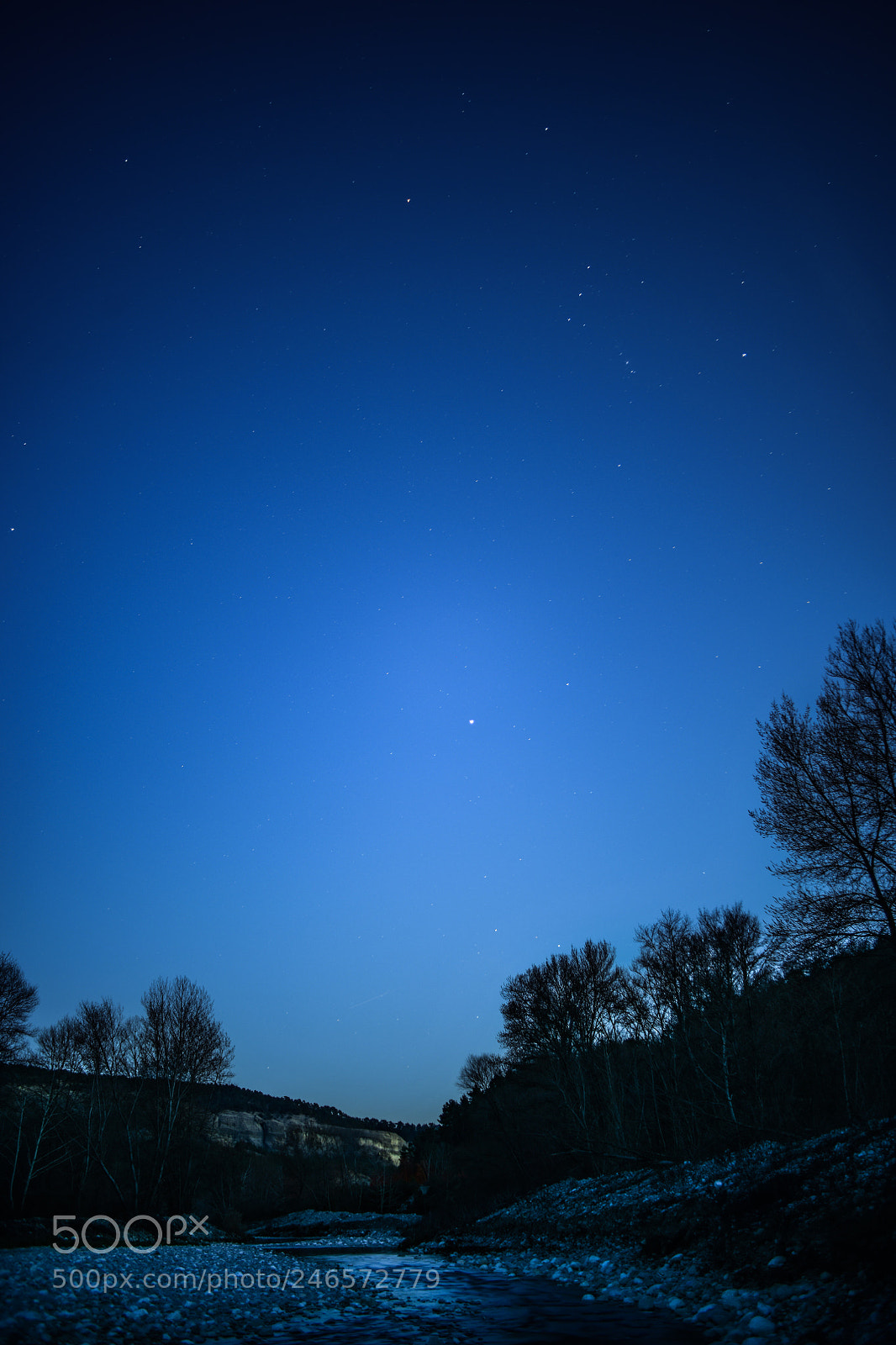 Nikon D850 sample photo. Blue hour in river photography