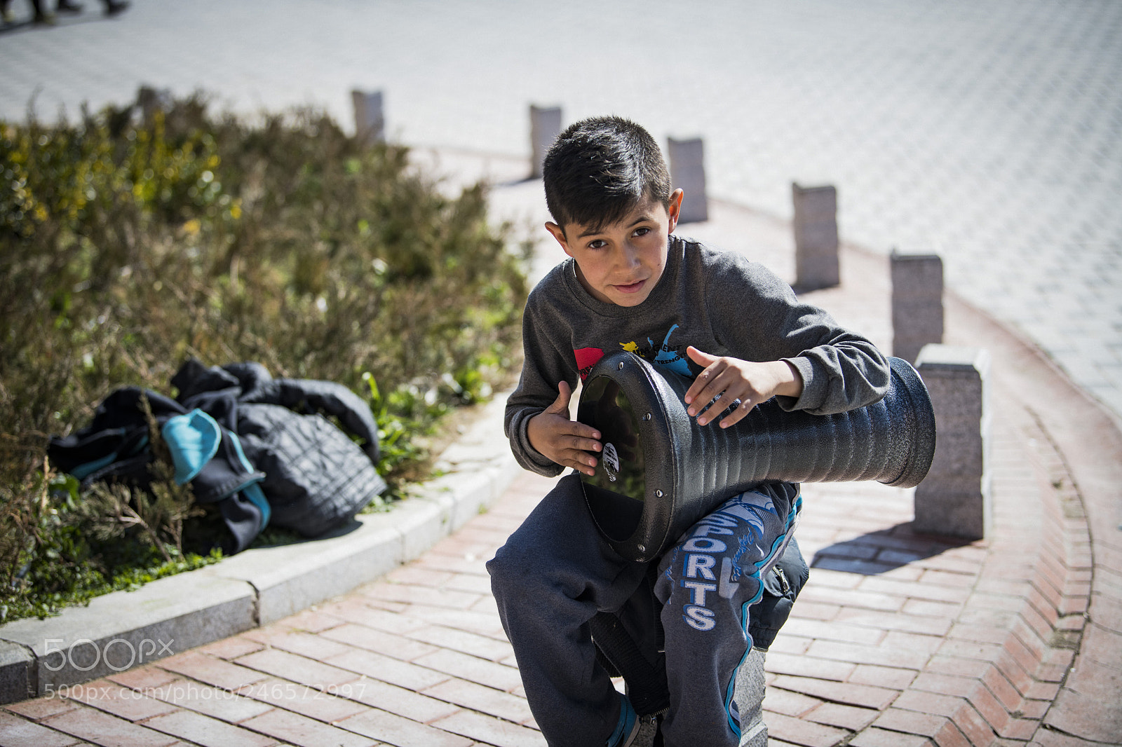 Nikon D850 sample photo. Street child photography